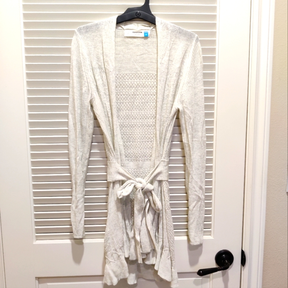 Sparrow Tie Waist Cardigan Sweater